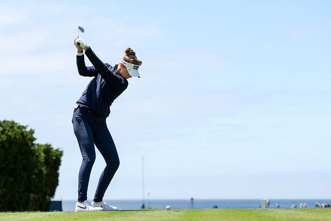 "One of my best rounds this year" - Nelly Korda opens up about her game as she leads the individual leaderboard 2023 Aramco Series London