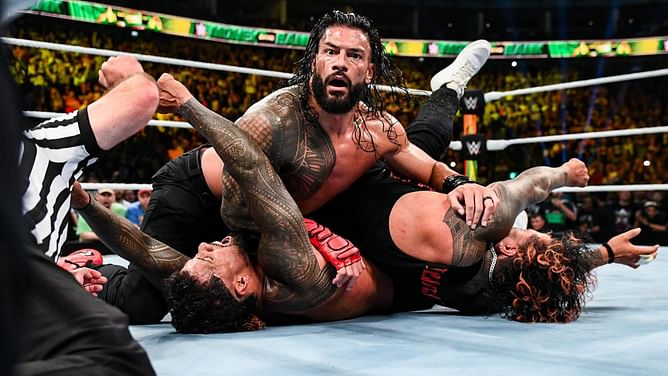 WWE made a 10-year-old subtle reference to Roman Reigns' past with how he got pinned at Money in the Bank