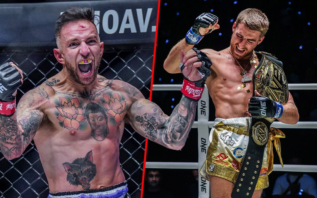 Liam Harrison and Jonathan Haggerty. [Image: ONE Championship]