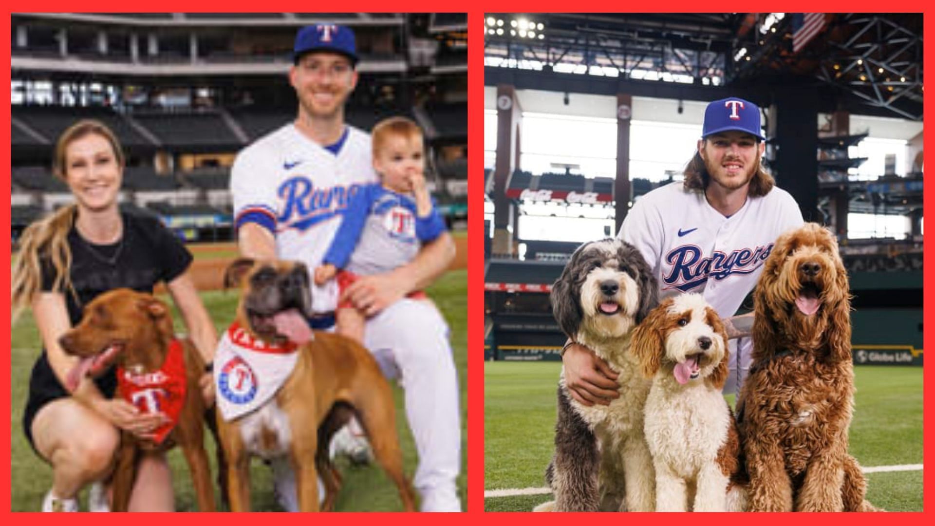 Jon Gray: MLB pitcher Jon Gray and wife Jacklyn rescue Texas Rangers Pet  Calendar to aid dogs in need