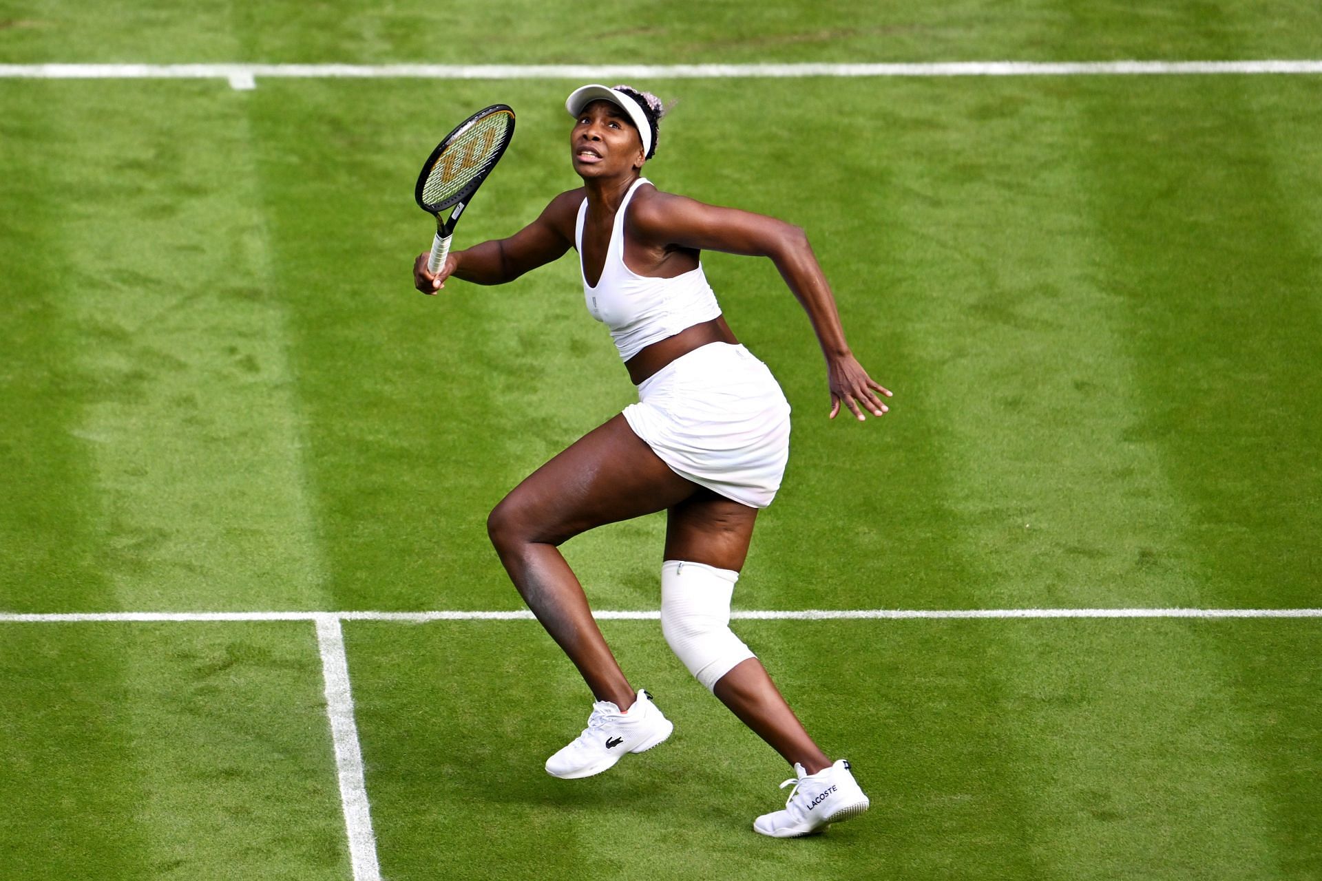 Venus Williams in action at Wimbledon 2023