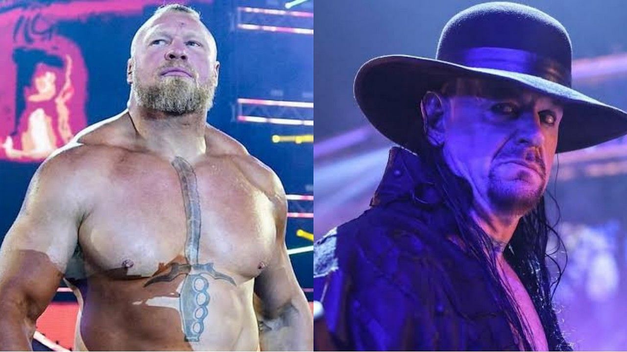 WWE दिग्गज ब्रॉक लैसनर और द अंडरटेकर 