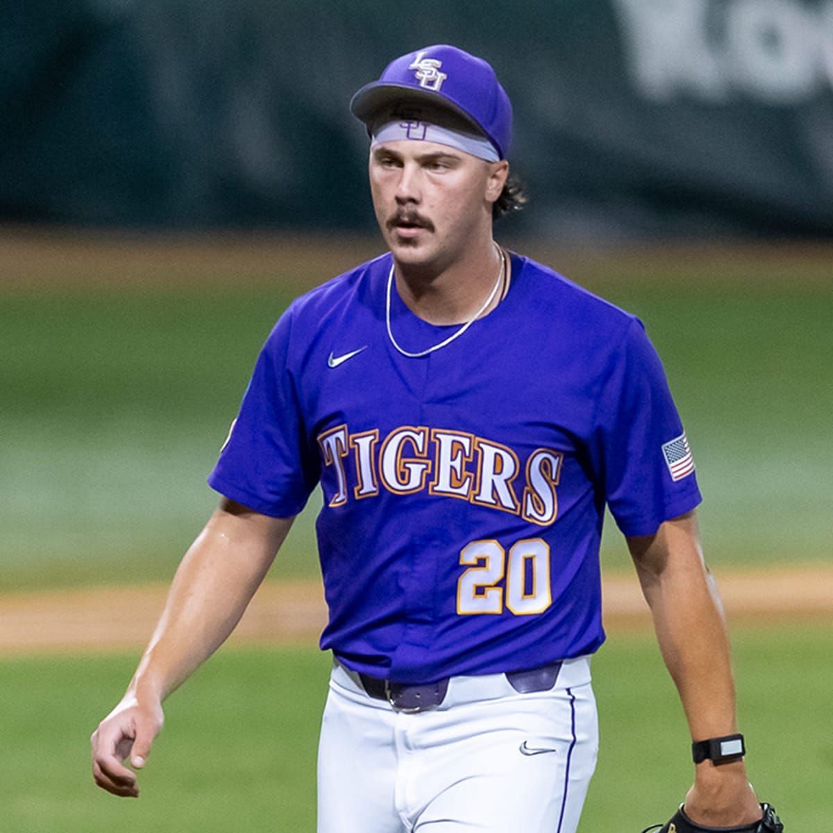 Paul Skenes in action for the LSU Tigers