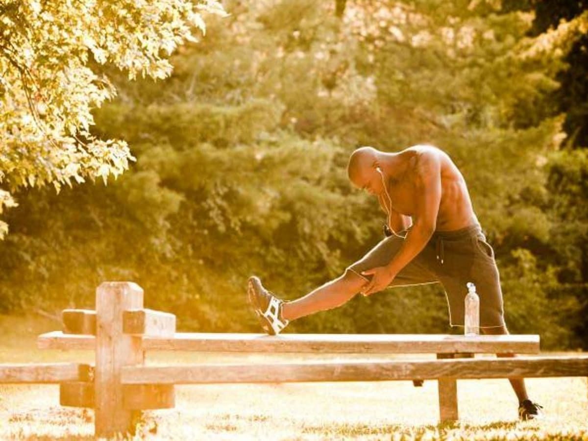 Morning stretches for men (Image via Getty Images)