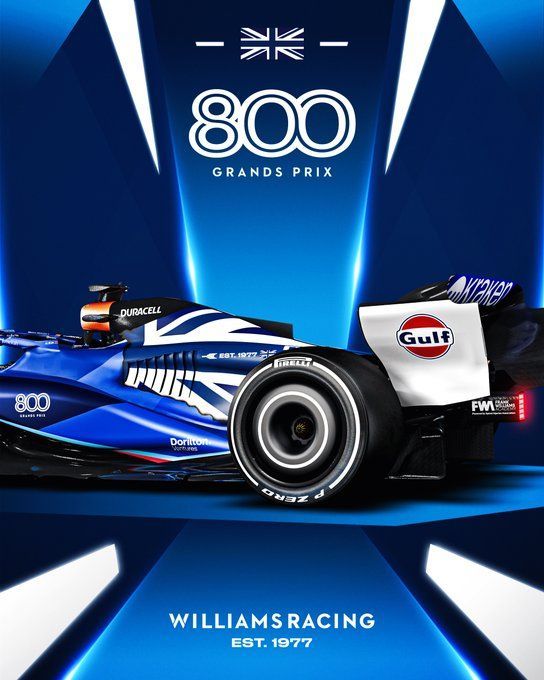 Williams unveils special livery for the 2023 F1 British GP