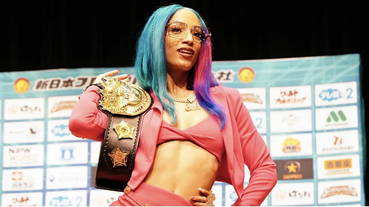 The former Sasha Banks is wrestling in Japan these days