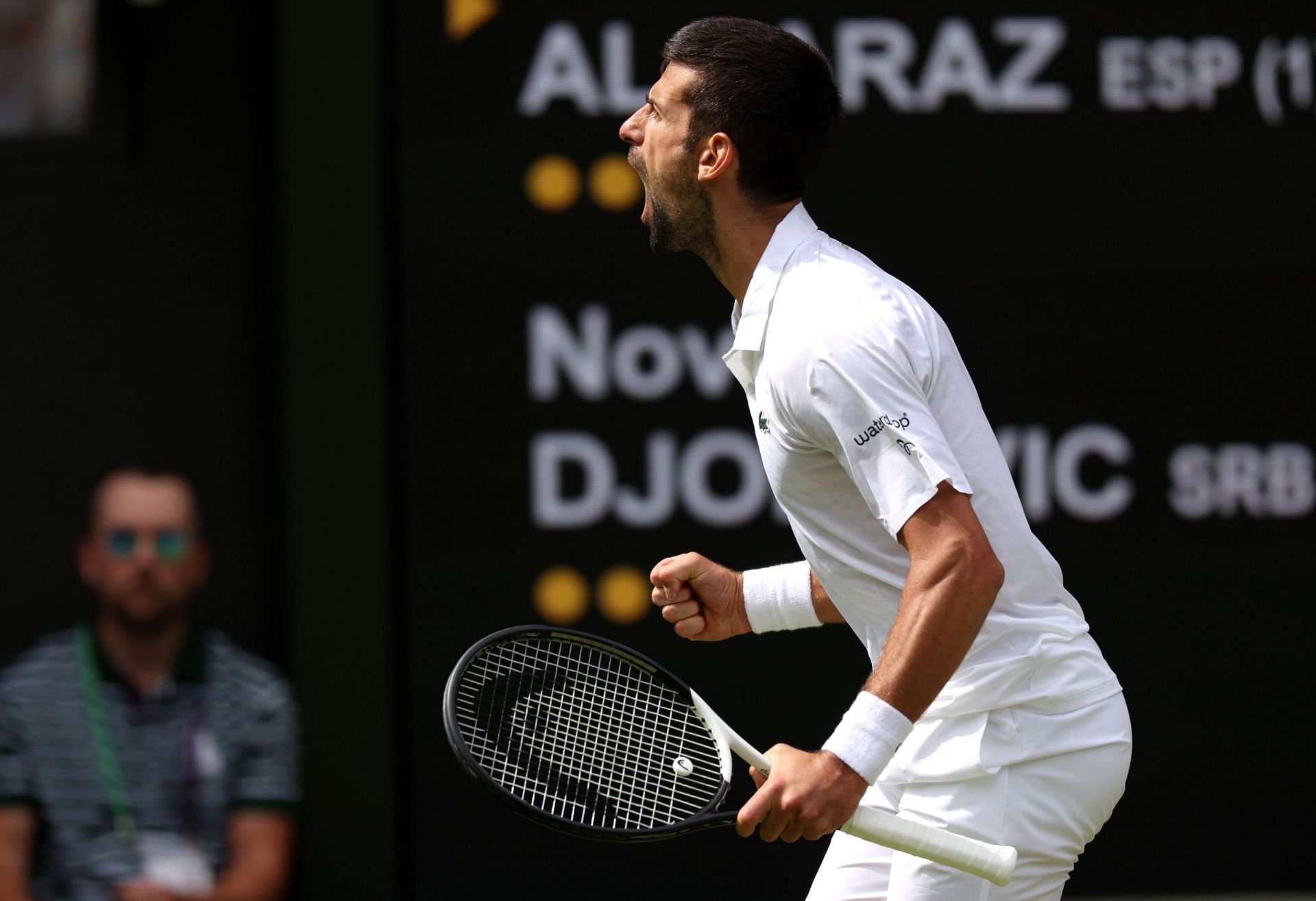 Novak Djokovic on Day Fourteen: The Championships - Wimbledon 2023