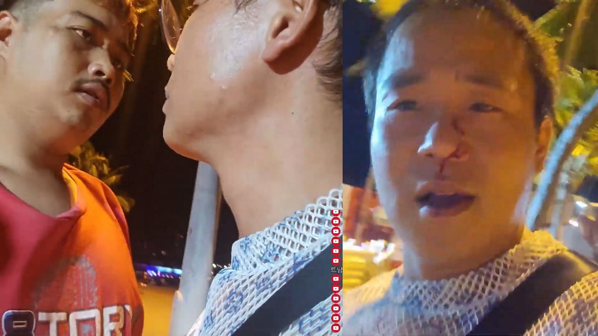 IRL streamer gets attacked in Thailand (Image via 시수기릿[girit]/YouTube)