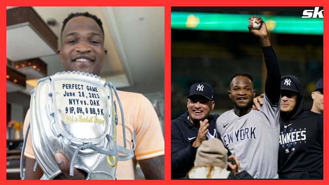 Fans bring up Domingo German's troubled past as Yankees pitcher received perfect game honor