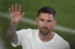 Is Lionel Messi playing for Inter Miami against Cruz Azul in the Leagues Cup match?