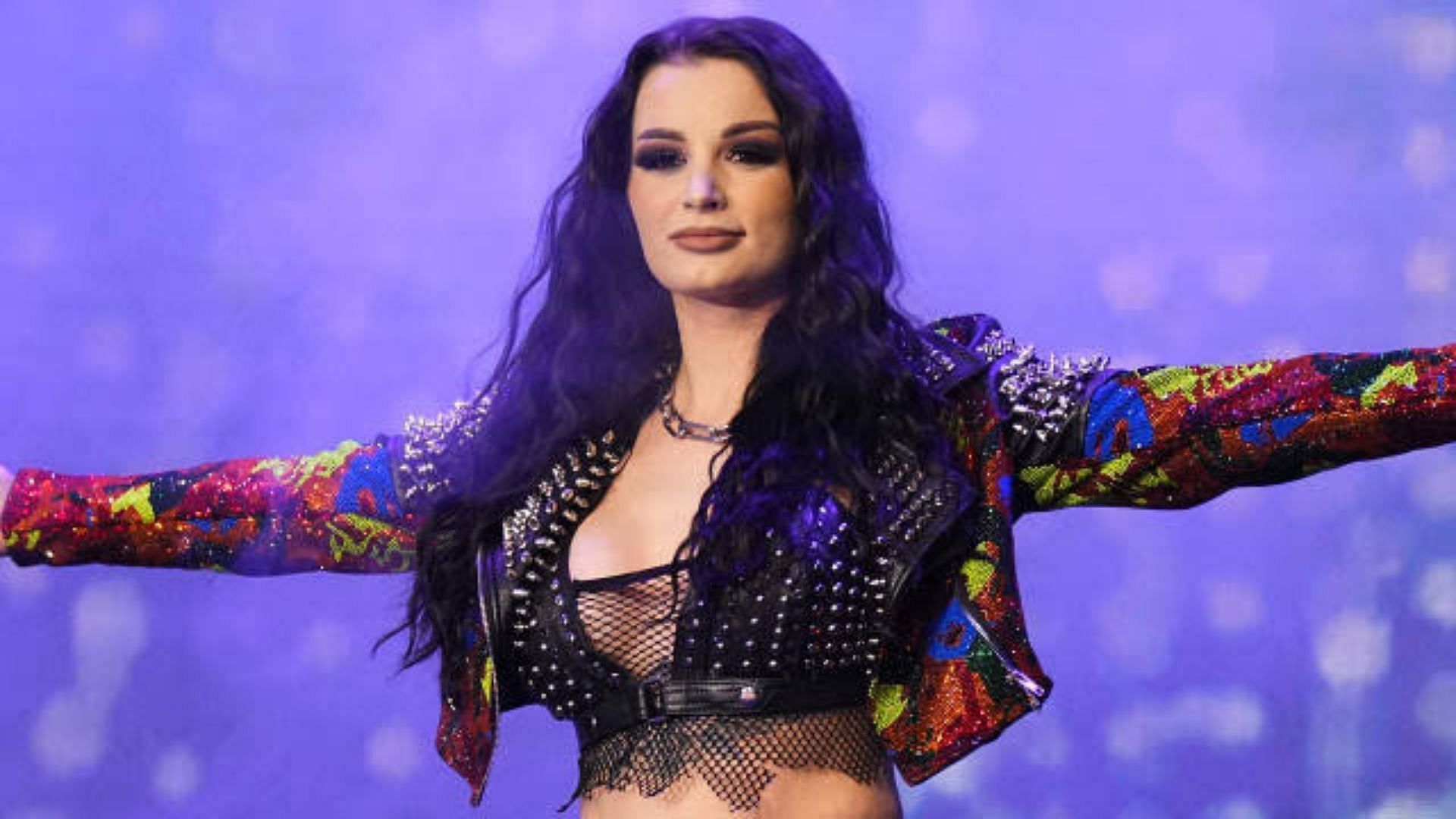 Saraya is a member of The Outcasts in AEW.