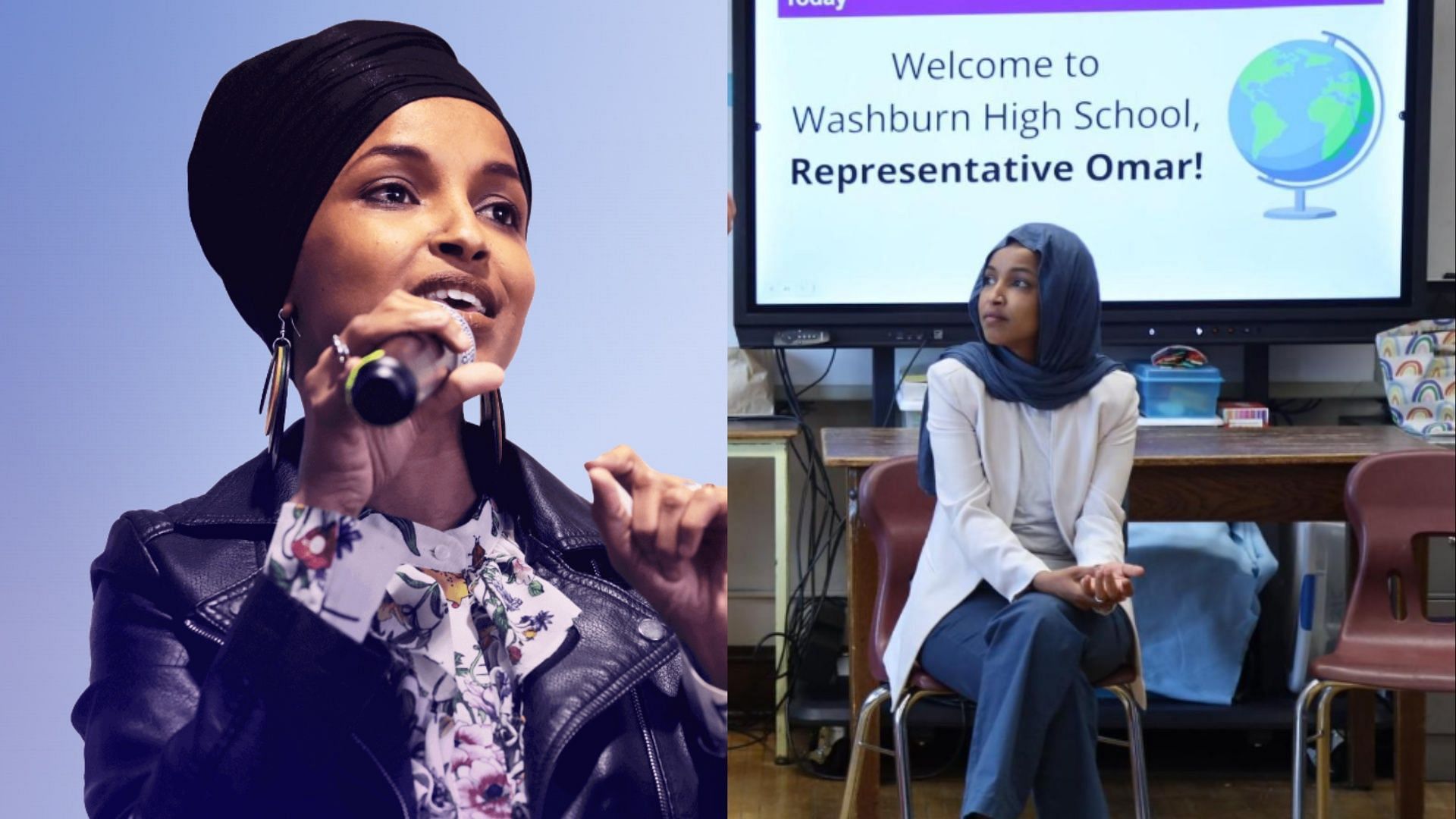 Ilhan Omar is married to a white man named Tim Mynett. (Image via Twitter/Rep. Ilhan Omar)