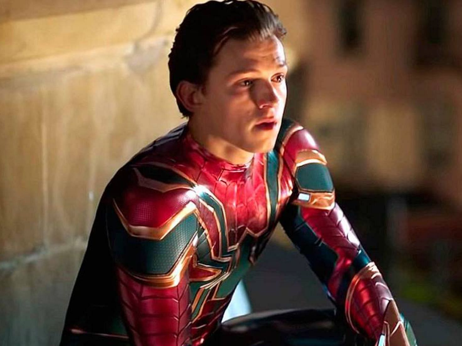 Tom Holland in Spider-Man in Far From Home (Image via Sony)