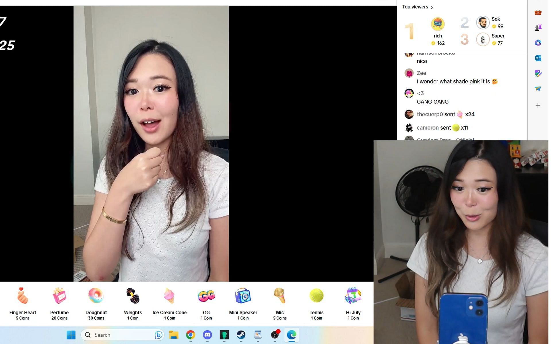 This s**t is f**king disturbing - Streaming community reacts to ExtraEmily  doing the viral TikTok NPC trend