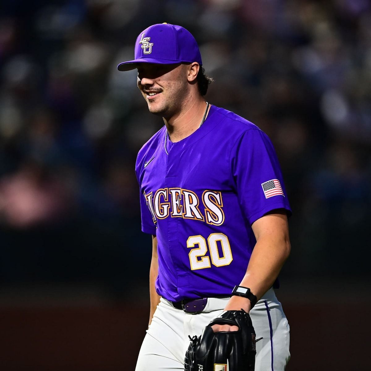 LSU Tigers pitcher Paul Skenes is tipped to be #1 in the MLB draft