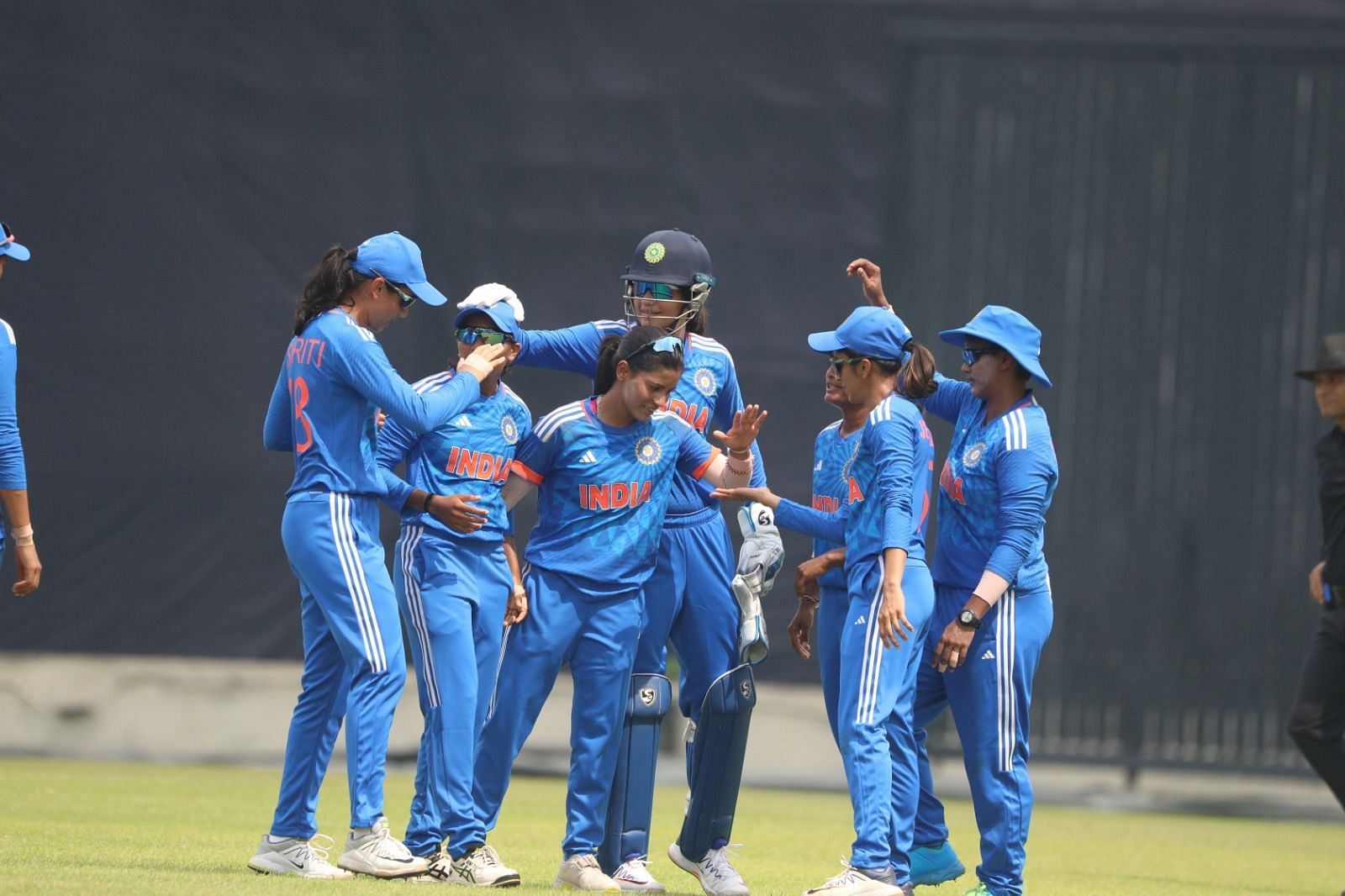 भारतीय टीम ने जबरदस्त जीत हासिल की (Photo - BCCI Women)
