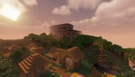 Mansion with village (Image via Mojang Studios)