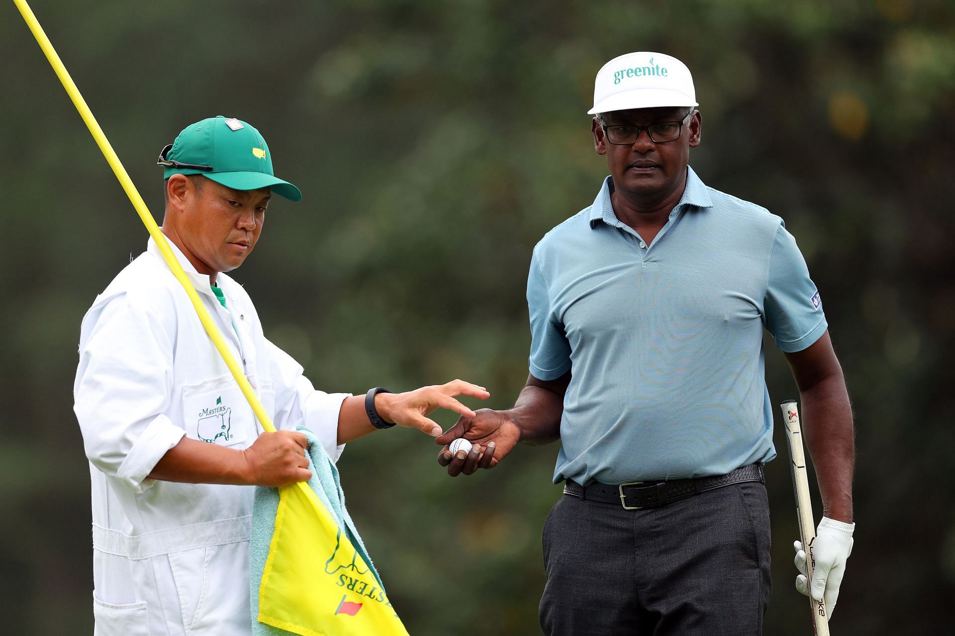 Vijay Singh at The Masters 2023 ()via Getty Images)