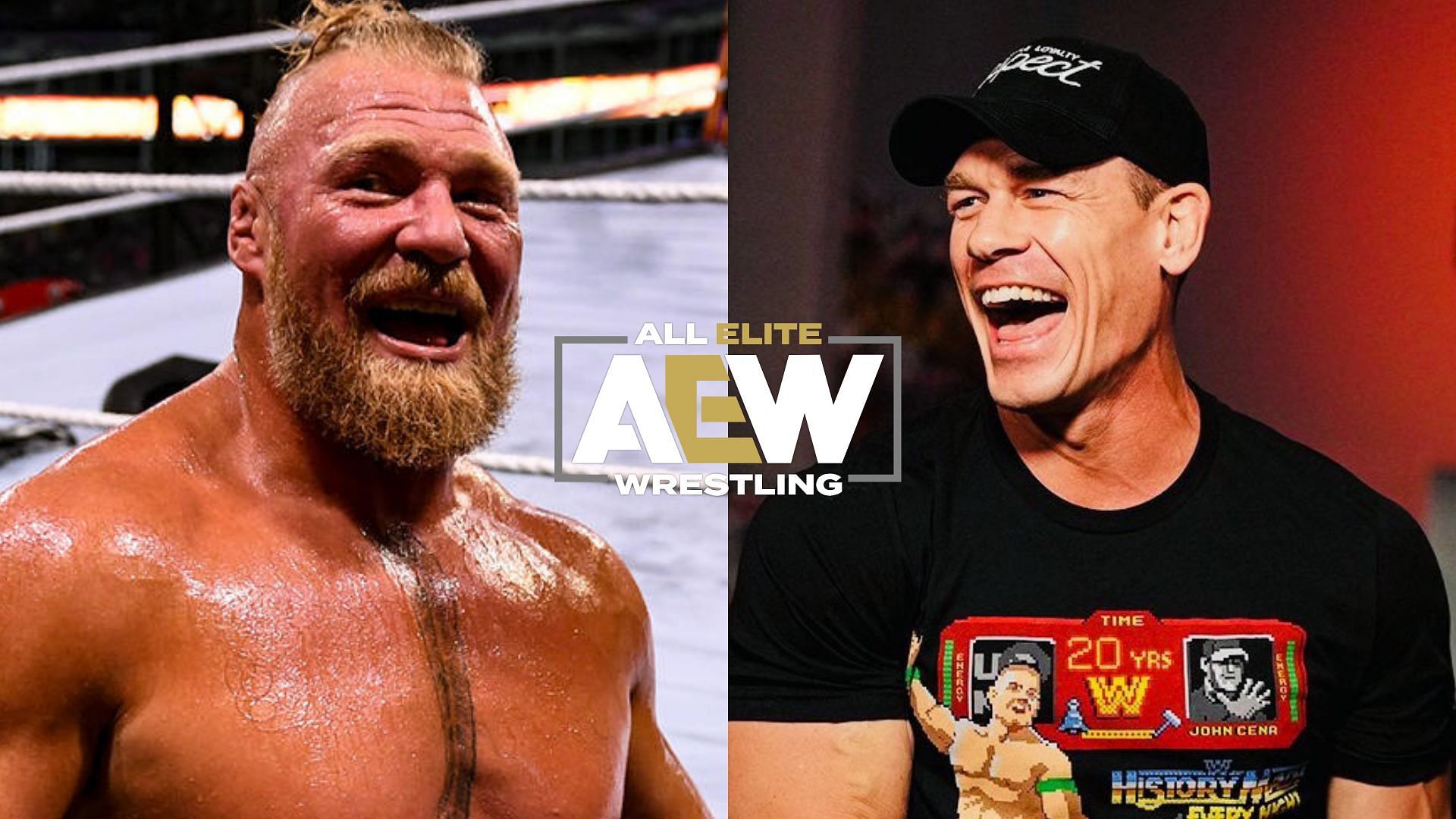 Which AEW star thinks John Cena is stronger than Brock Lesnar?