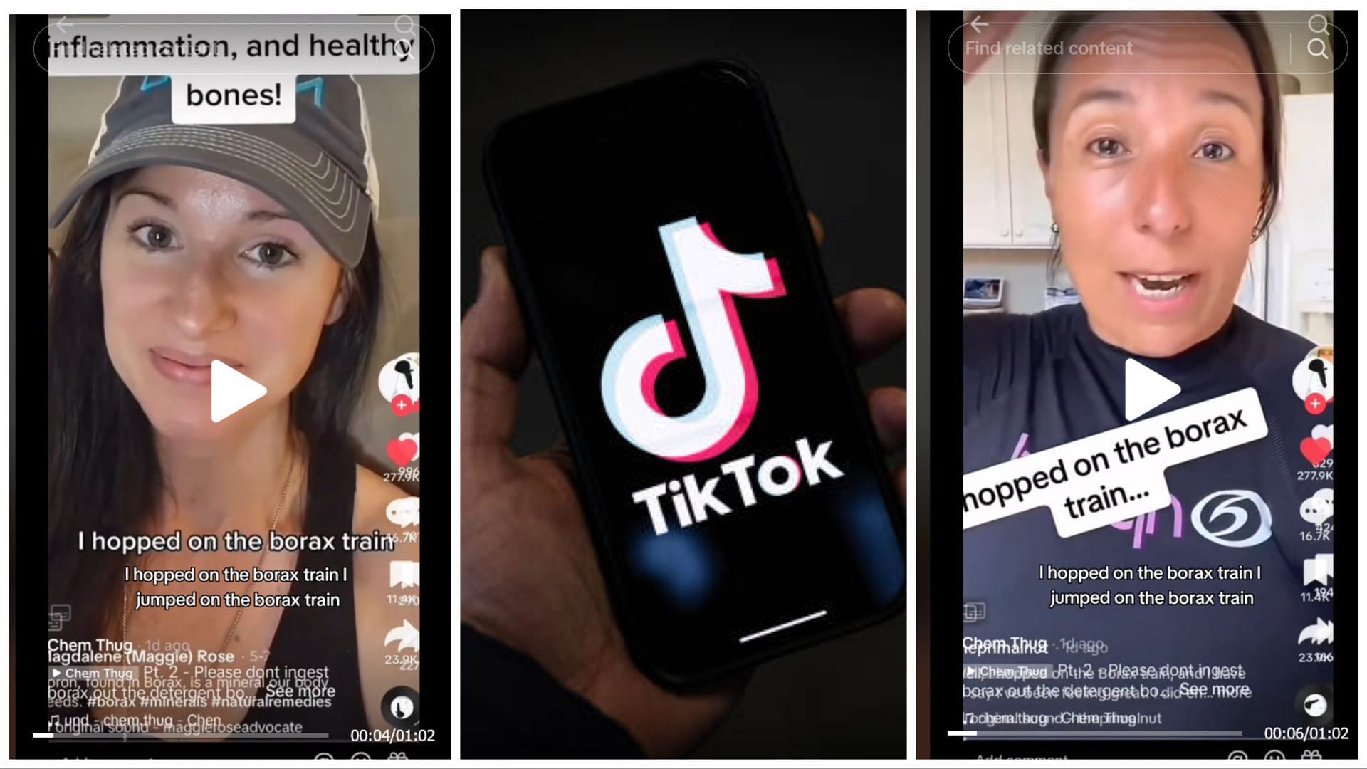 TikTok users are jumping on the bandwagon with this new trend (Image via TikTok / blahblahfaye / Getty Images / TikTok / blahblahfaye) 