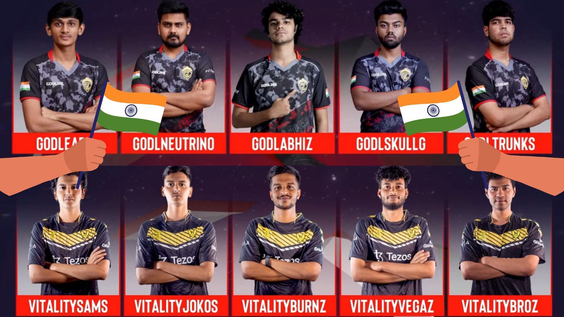 GodLike and Vitality have qualified for COD Mobile World Championship 2023 (Image via Sportskeeda)