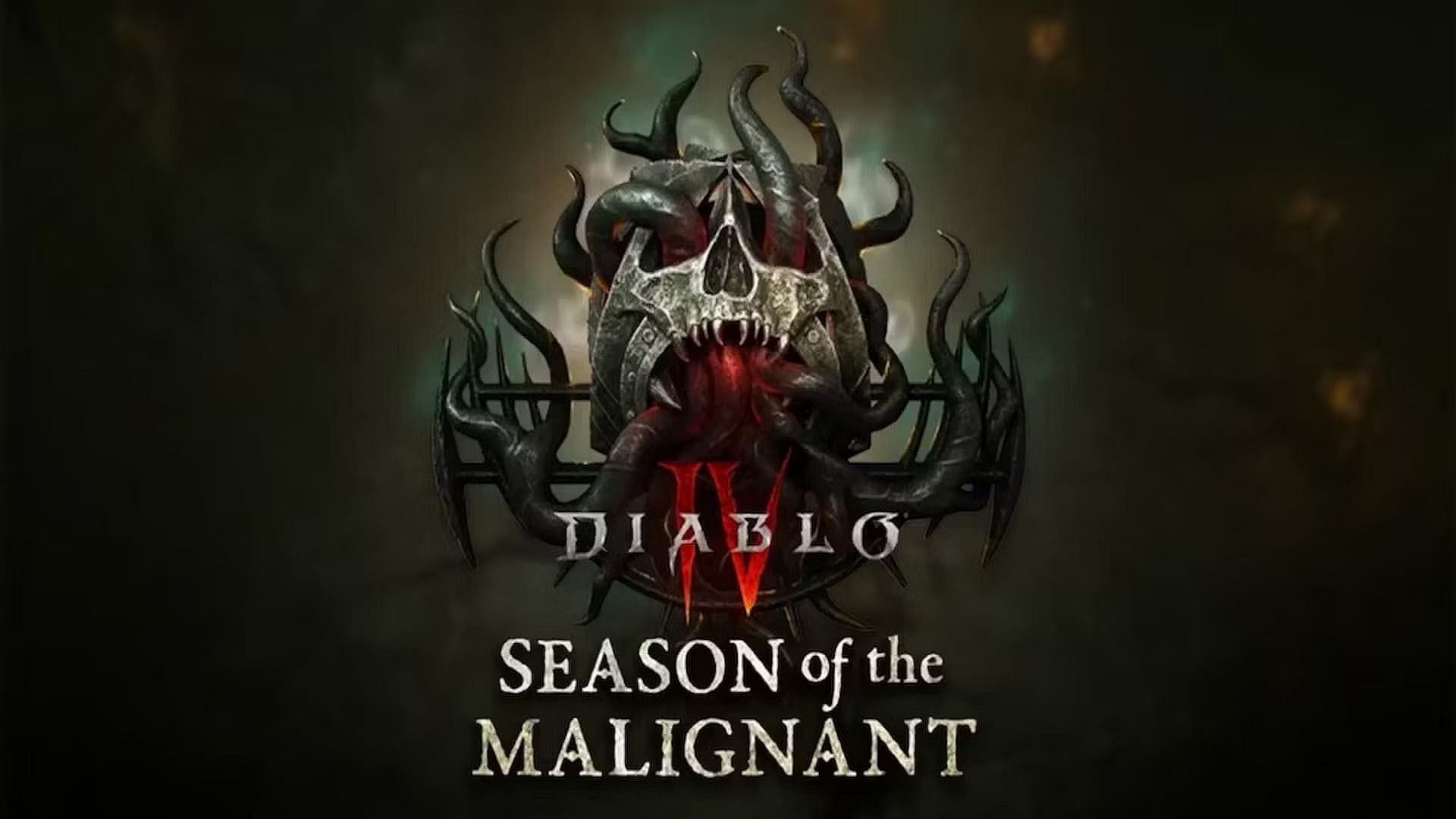 The logo of Diablo 4 Season of the Malignant.