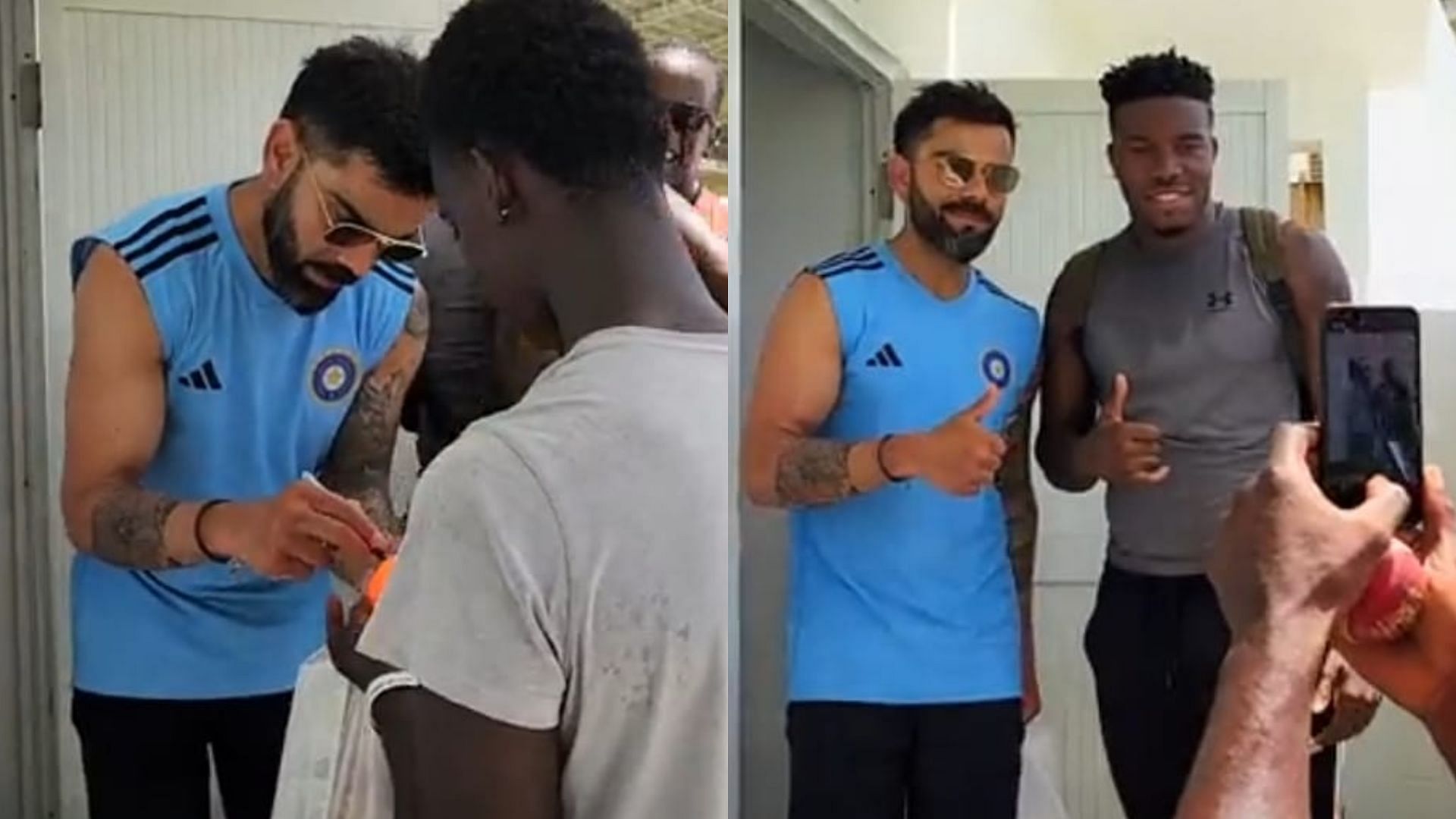 Snippets from the video posted by BCCI on Twitter