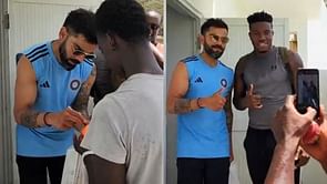 [Watch] Virat Kohli makes fans' day in Dominica with autographs and pictures