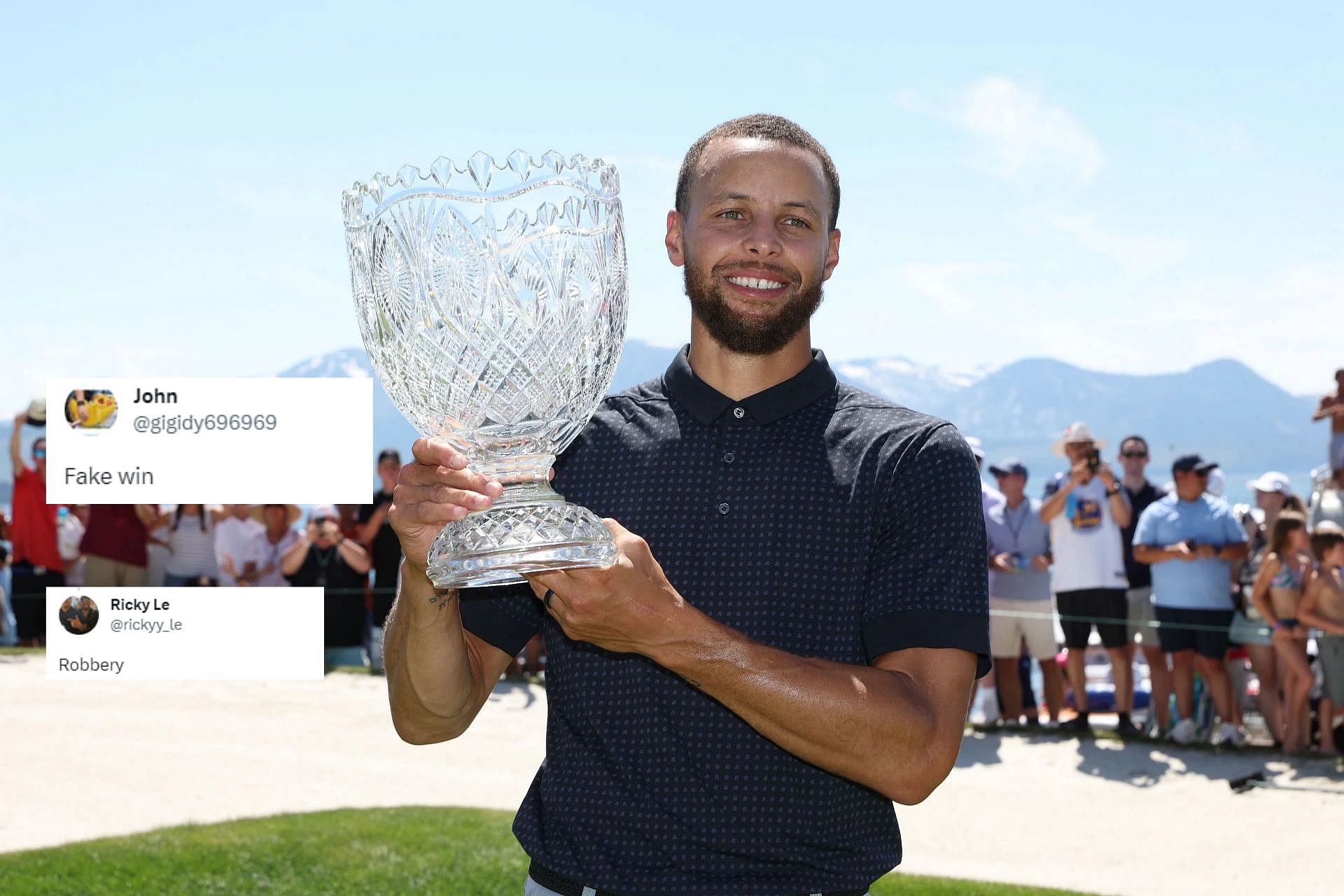 Stephen Curry won the 2023 American Century Championship (Image via Getty).