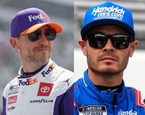 Kyle Larson furious with Denny Hamlin 'using him up' during the final restart at Pocono Raceway: "I deserved to be raced with respect"