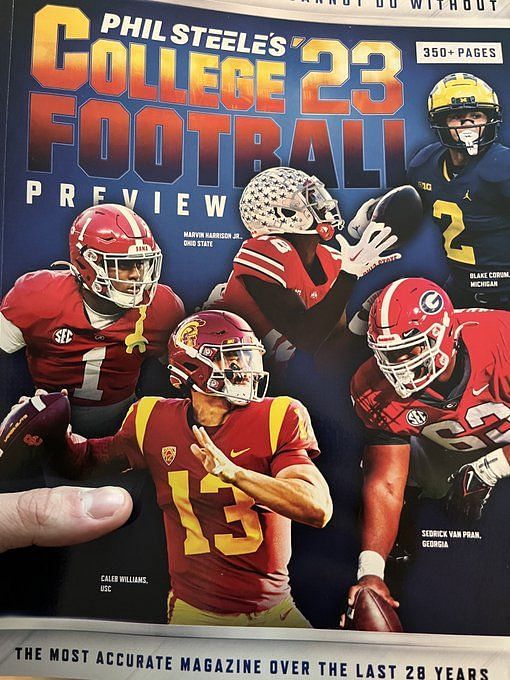 Phil Steele's 2023 college football preseason top 25 rankings