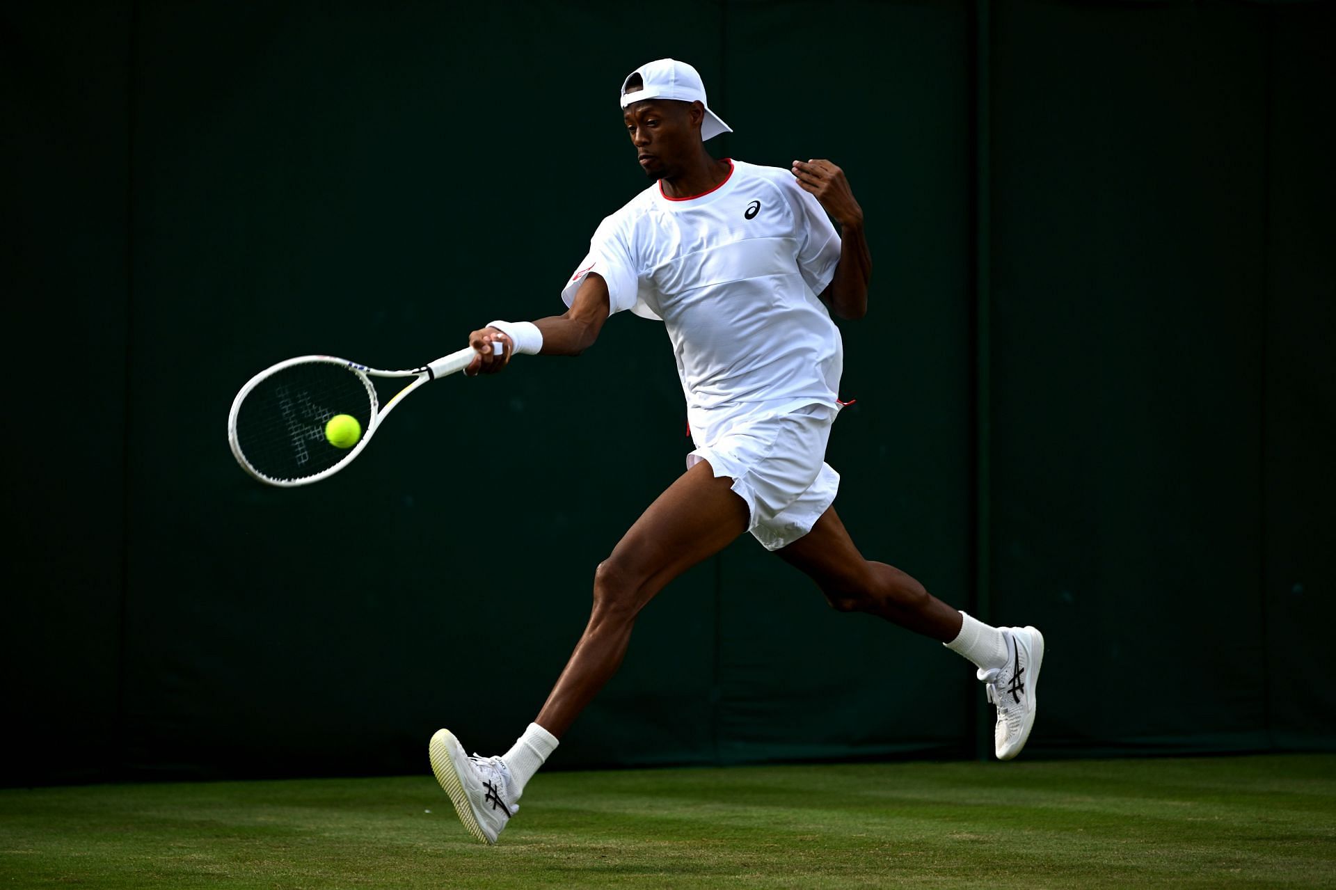 Christopher Eubanks at the 2023 Wimbledon Championships.