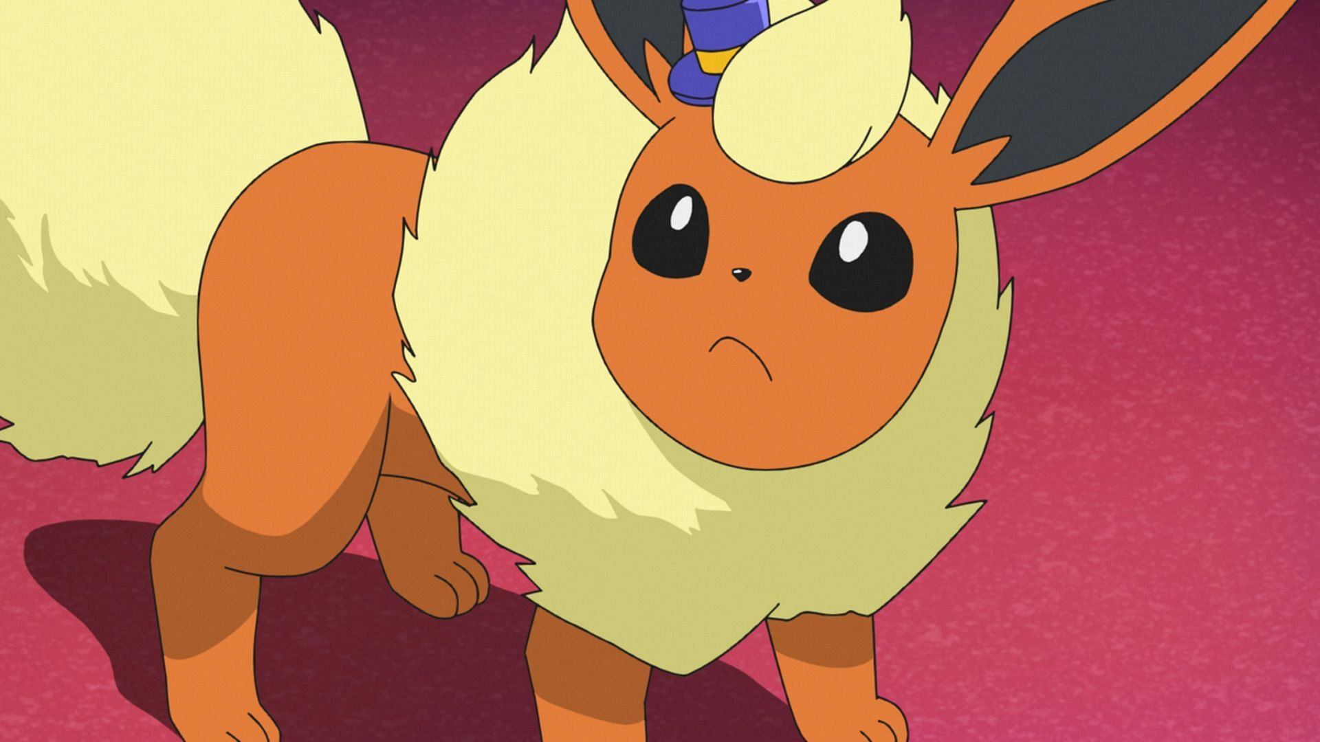 Flareon as seen in the anime (Image via The Pokemon Company)