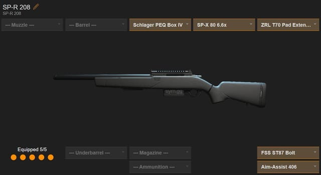 Best SP-R 208 loadout for Modern Warfare 2 Season 4 Reloaded