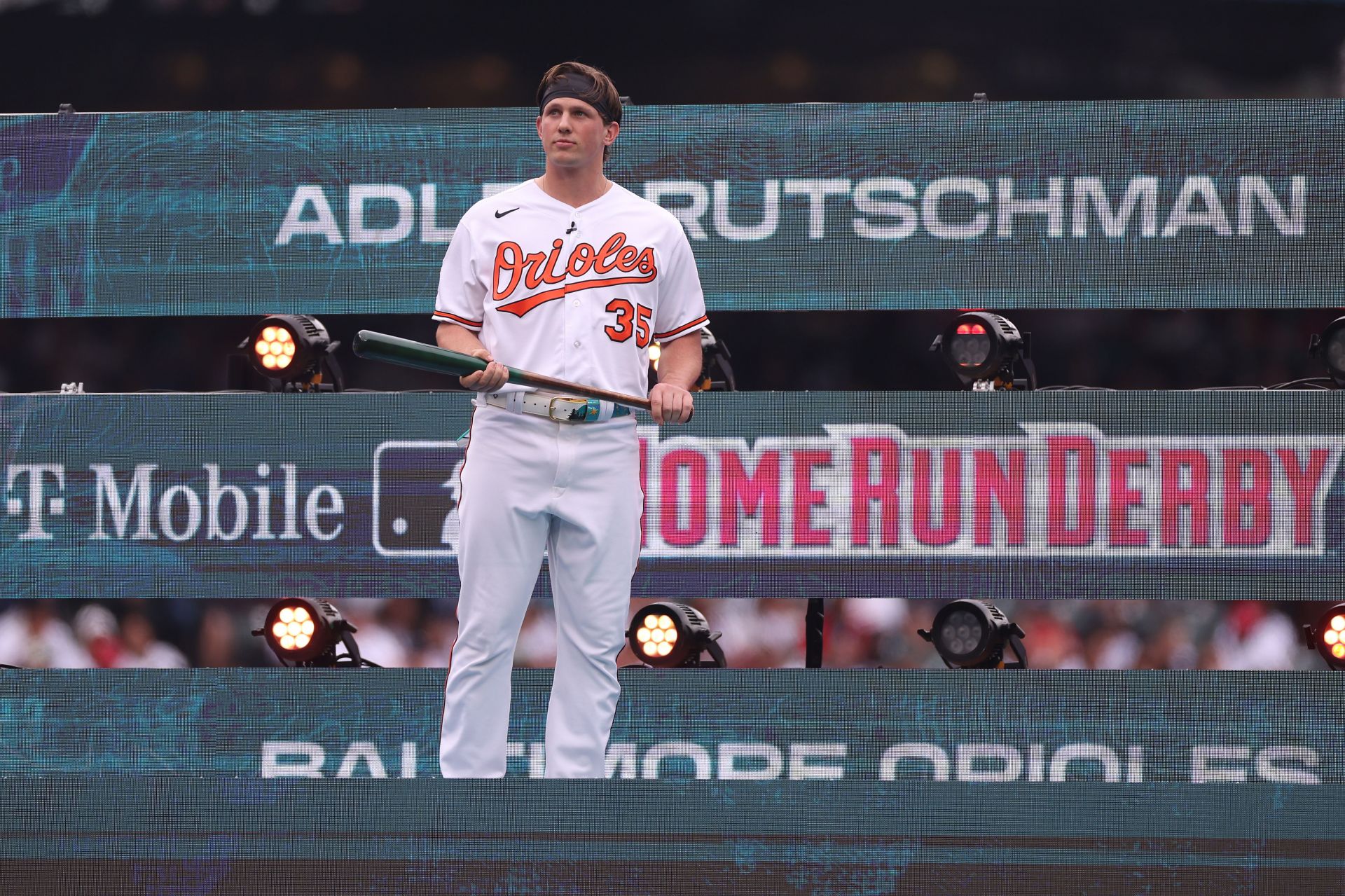 Why did Adley Rutschman switch hit during the Home Run Derby? Orioles