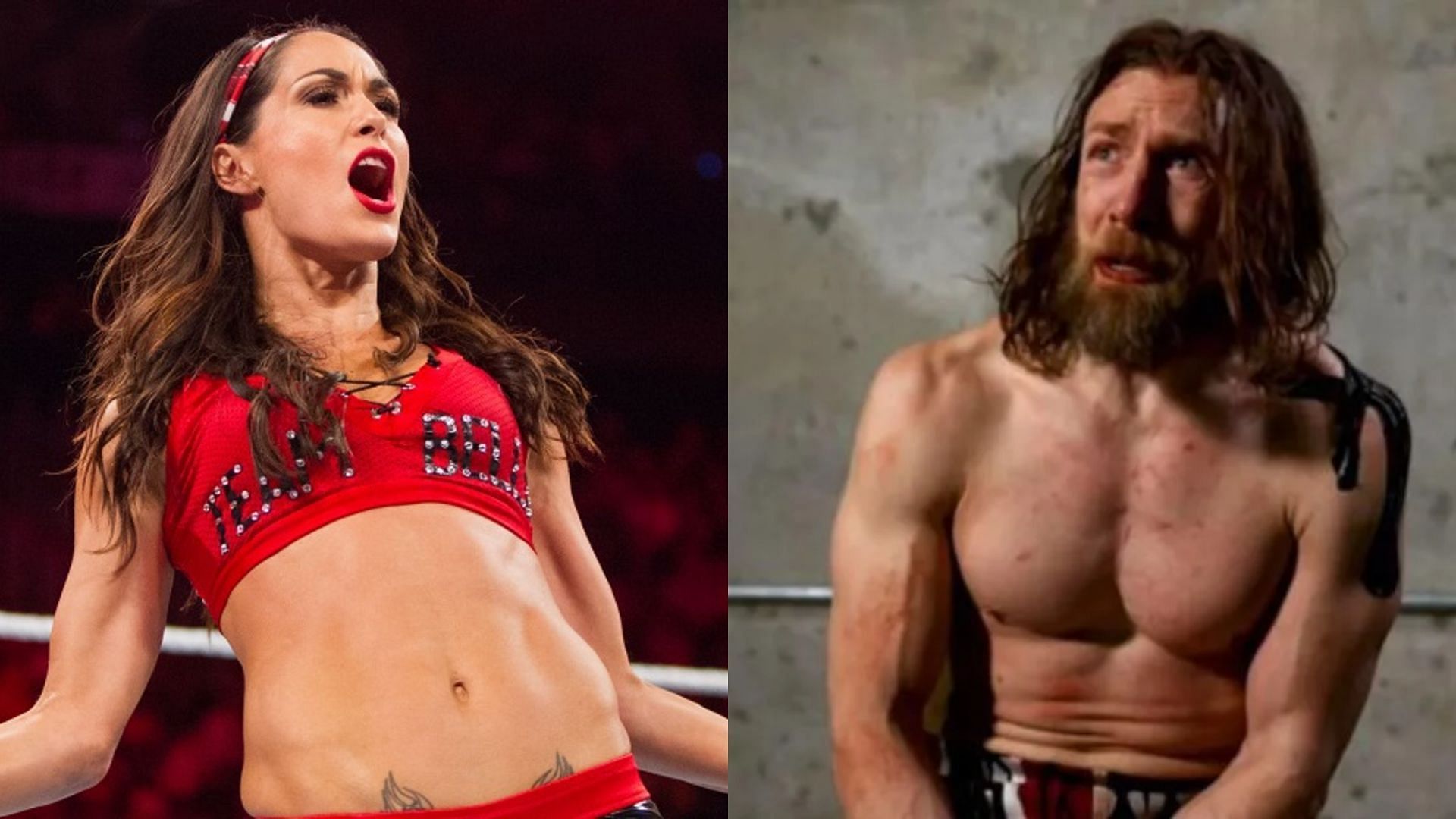 Brie Bella (left) and Bryan Danielson (right) are married in real life. 