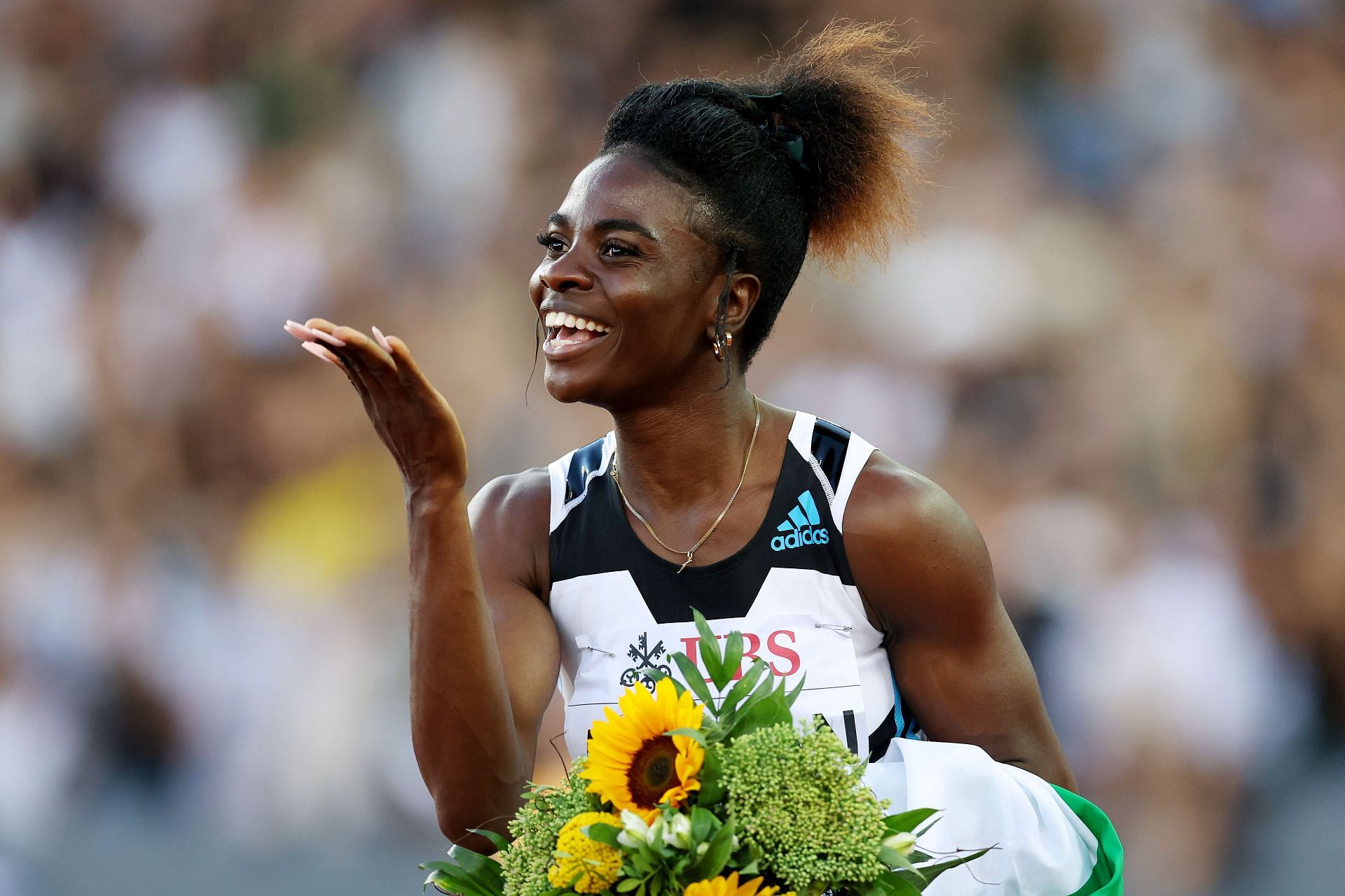 Tobi Amusan at Weltklasse Zurich 2022 - Diamond League