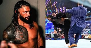 Roman Reigns' female family member reacts to Jey Uso's superkick on Paul Heyman