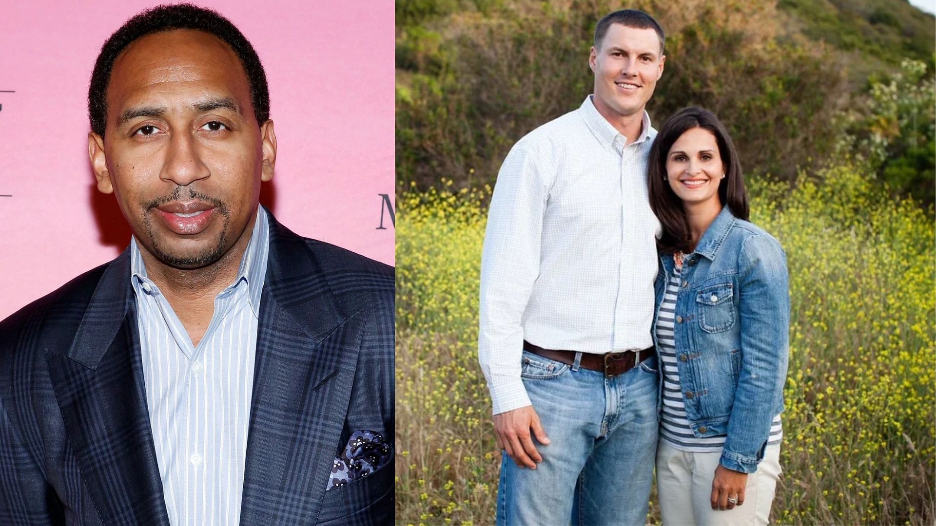 Stephen A Smith gave a comical comment about Tiffany and Philip Rivers announcing their tenth child. (Image credit: thehermoza.com)