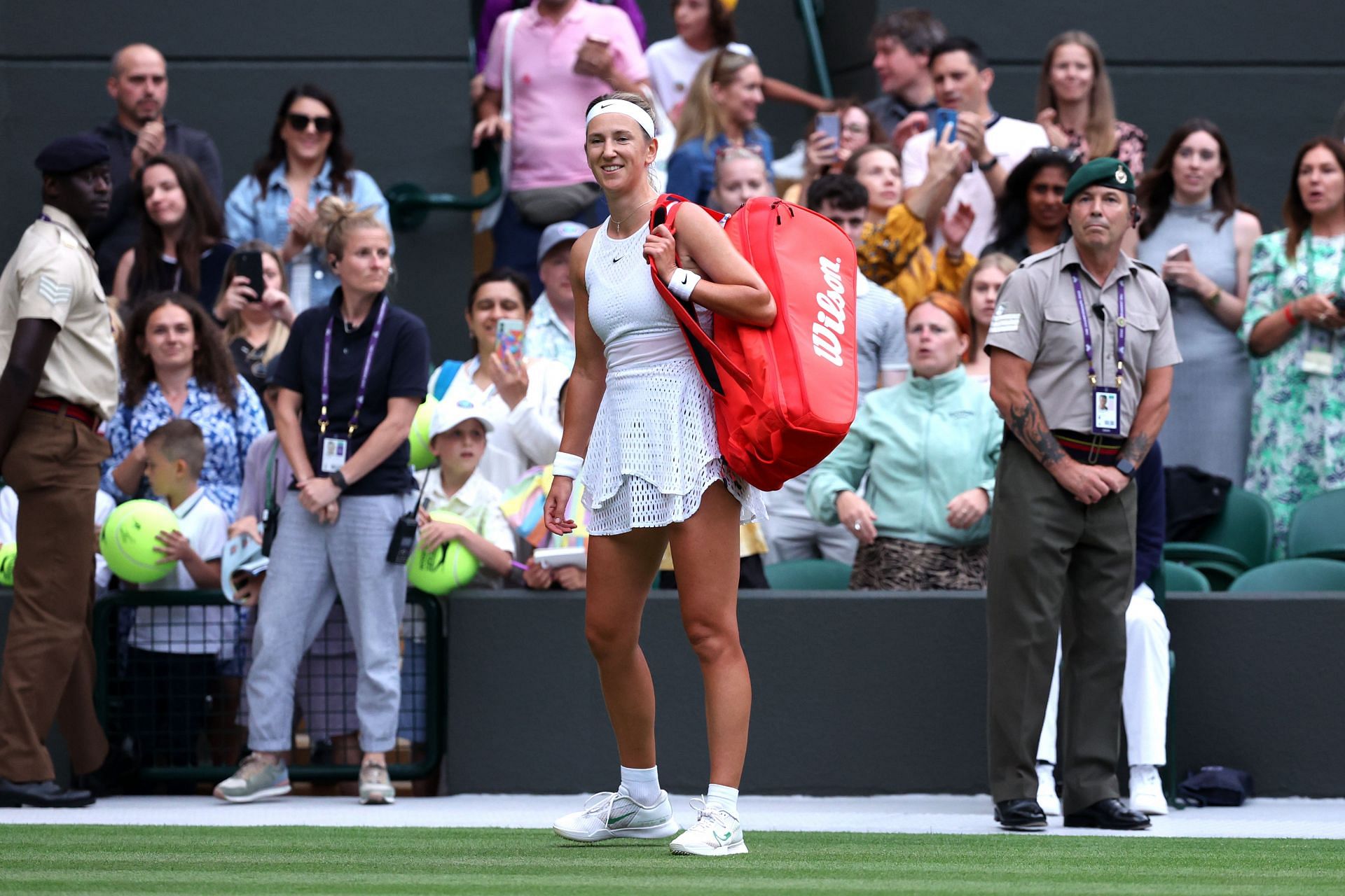 Victoria Azarenka being booed off the court at Wimbledon 2023