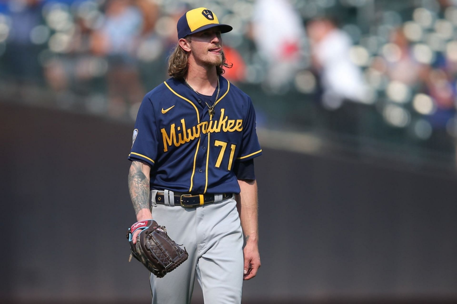 Former Milwaukee Brewers pitcher Josh Hader