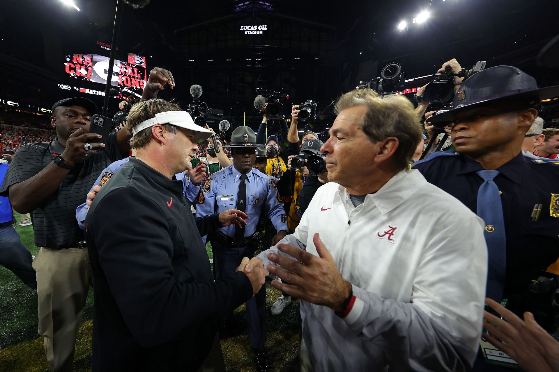 Kirby Smart defeated Nick Saban in the 2022 National Championship Game