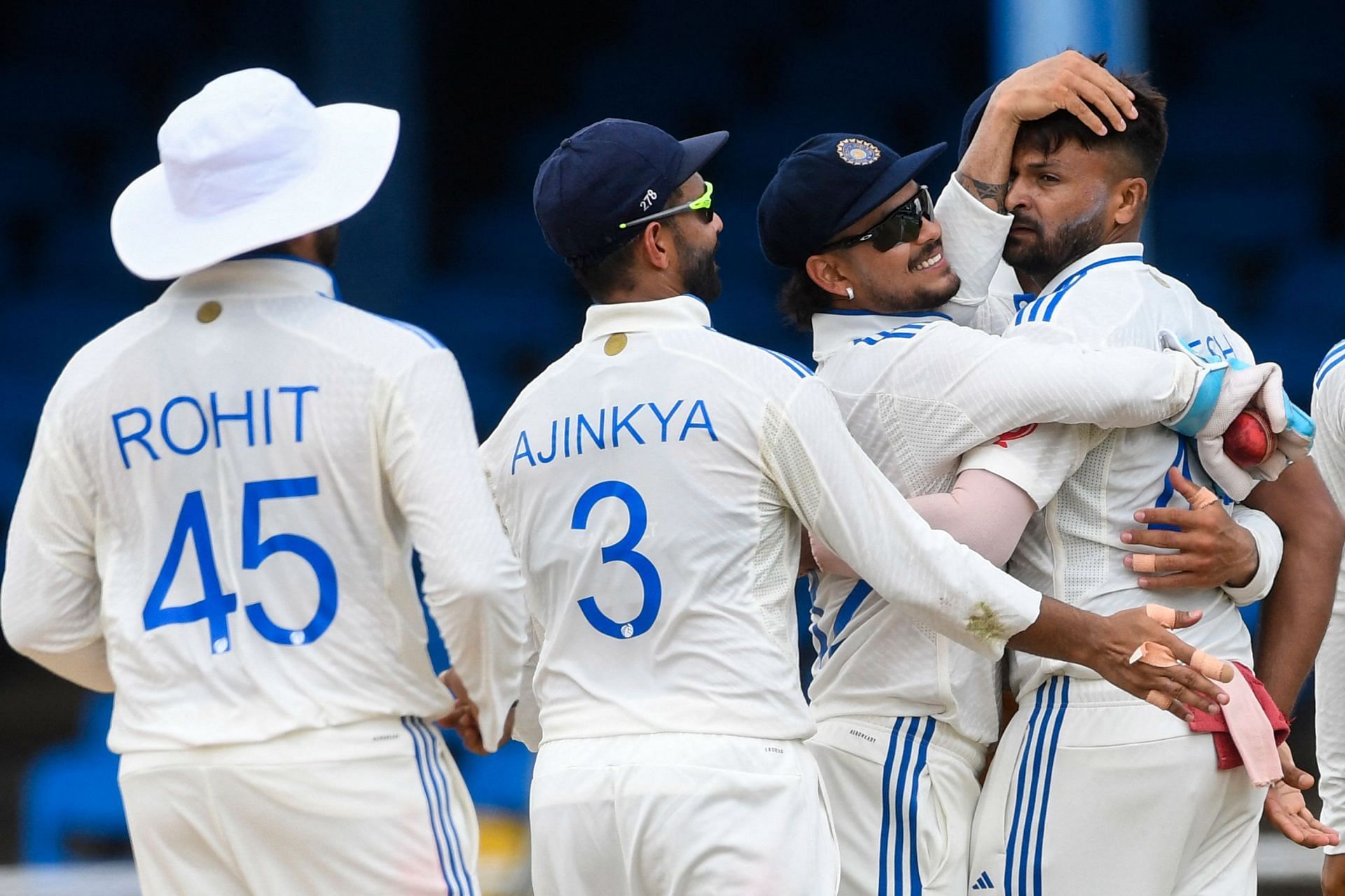 Mukesh Kumar picked up two wickets in West Indies