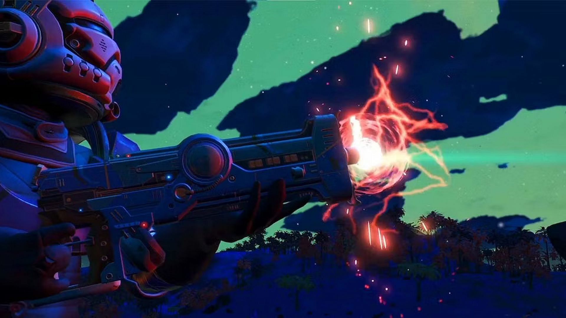 Blaze Javelin works like a sniper rifle (Image via No Man&#039;s Sky)