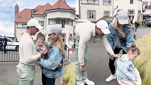 WATCH: Rory McIlroy’s daughter Poppy melts hearts as she waits to give Tommy Fleetwood a hug