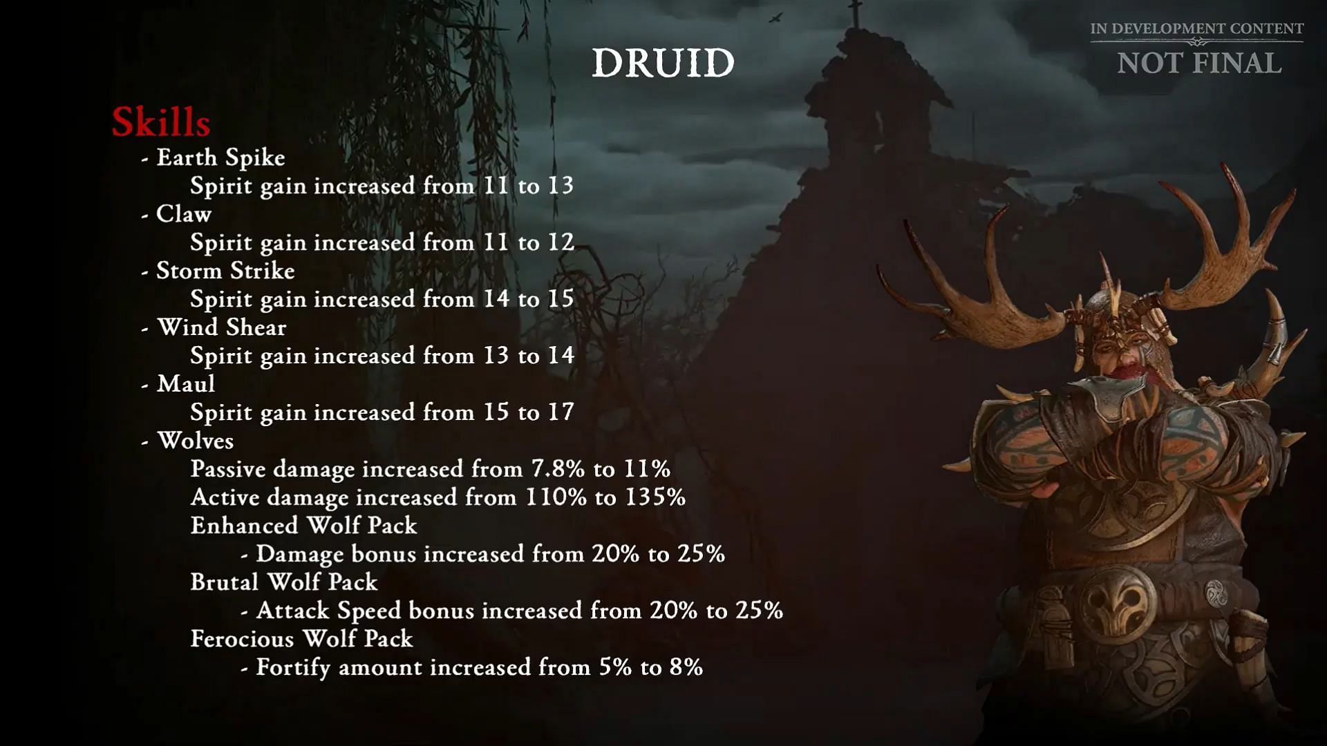Druid fans can also rejoice owing to these stats (Image via Diablo 4)