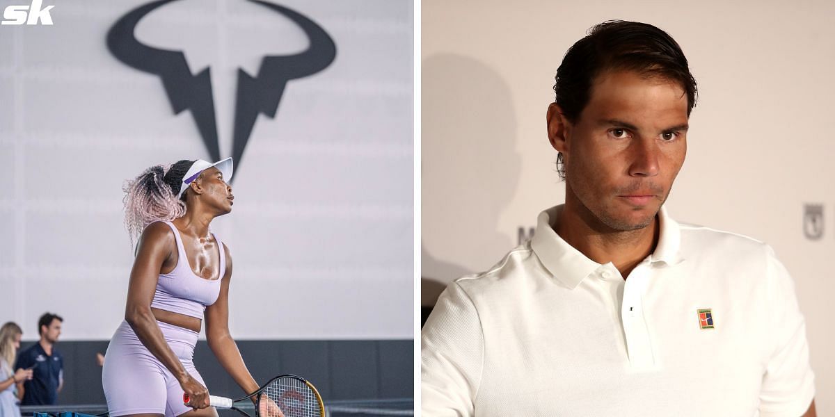 Venus Williams (L) and Rafael Nadal (R)