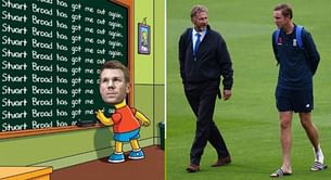 Stuart Broad’s father Chris Broad rebuked by ICC for sharing hilarious meme on Twitter featuring David Warner