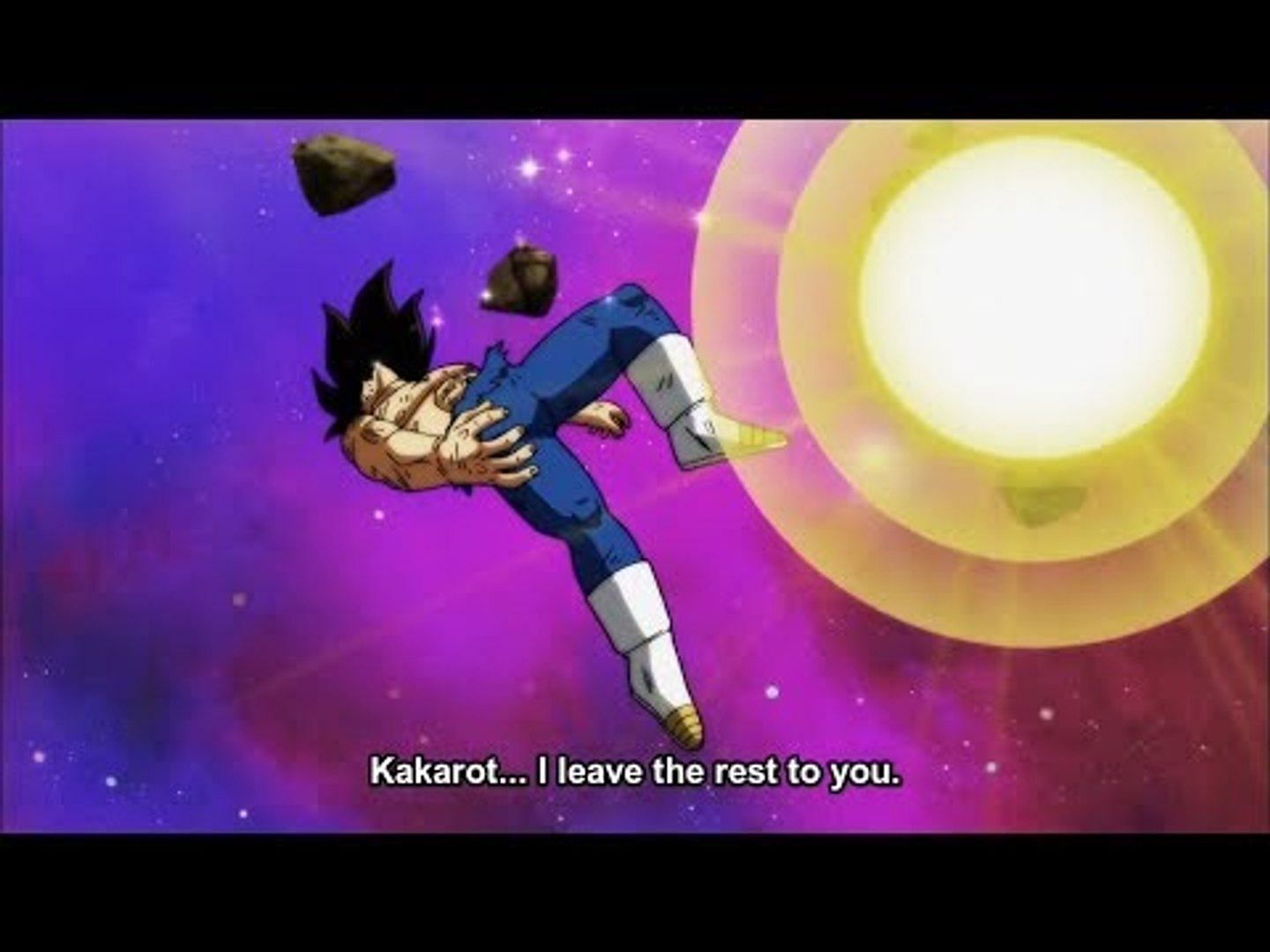 Vegeta gives Goku his energy ( image via Toei Animation)