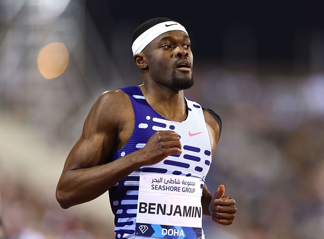 "Don't come on my page and harass me about my performance." - Rai Benjamin claps back at his critics over their constant scrutiny